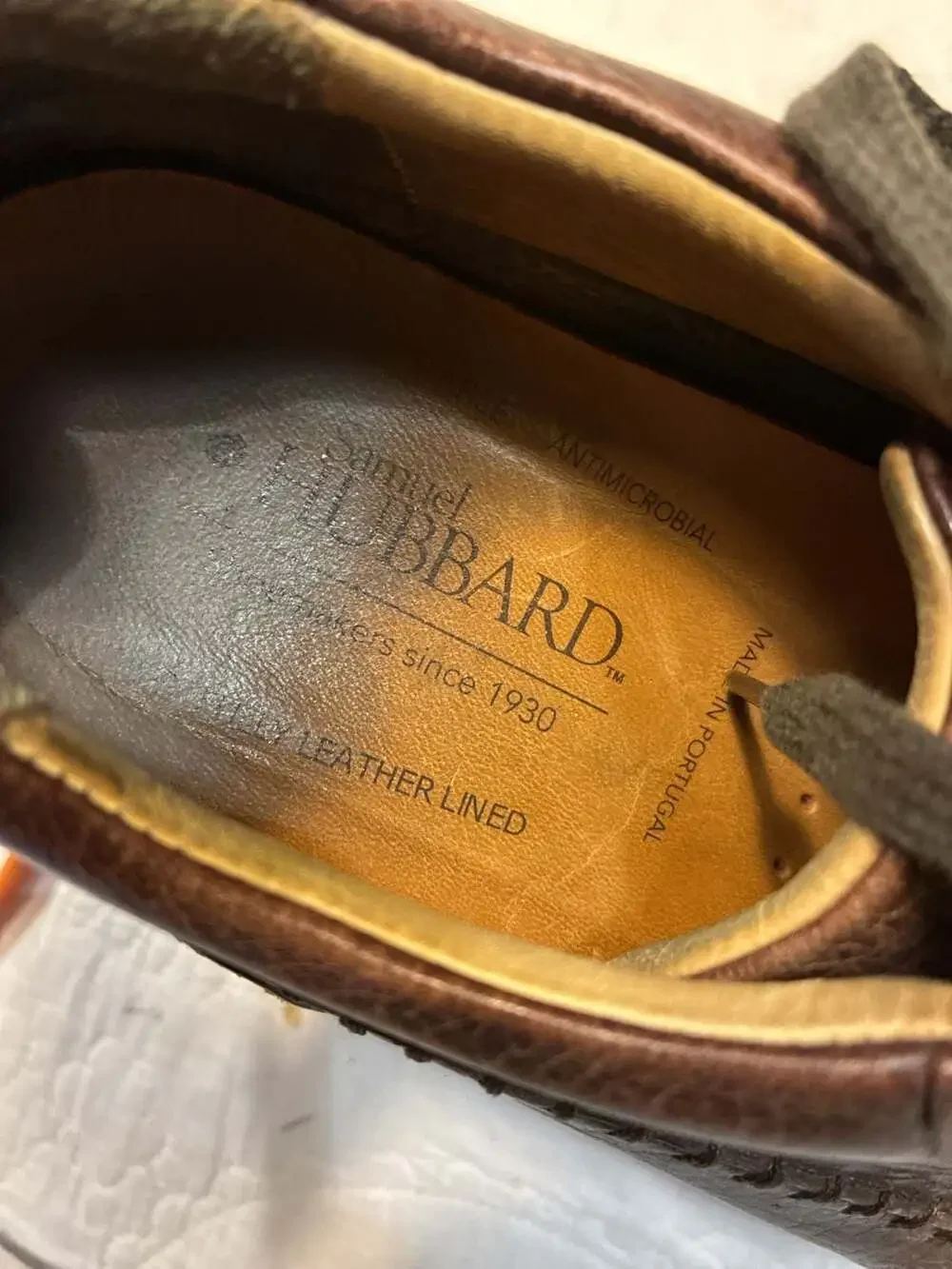 Samuel Hubbard Get-Up Men's Brown Leather Moc Toe Derby Shoes